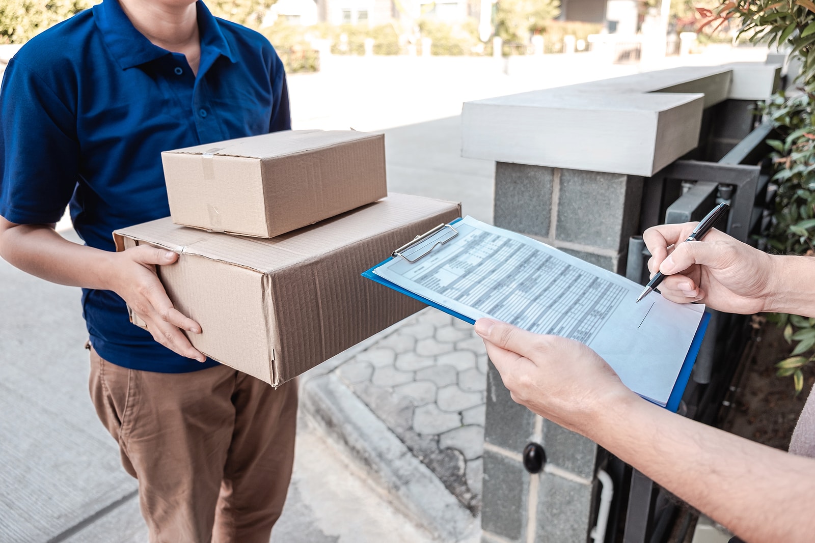 Packages heading your way in a condominum