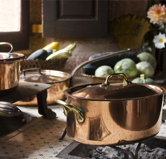 French Kitchen with caterers